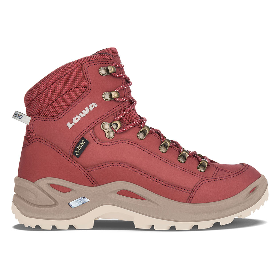 Scarponi Montagna Donna Lowa Renegade GTX Mid Rosse/khaki MQXEWG-587